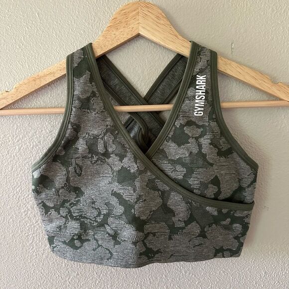 Gymshark Camo Adapt Seamless Two Piece Bra And Leggings Workout Set - Picture 2 of 6